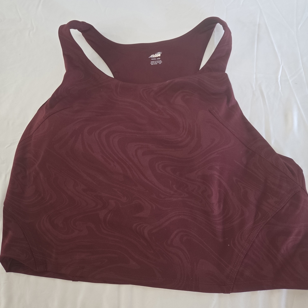 Avia Burgundy Sports Tank